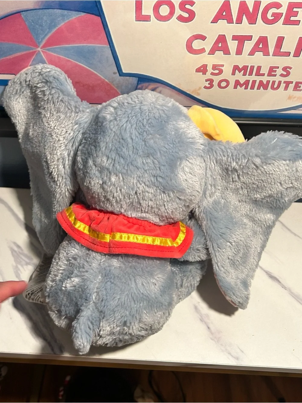 Disney Parks Dumbo the Elephant Little Big Feet Plush Stuffed Animal